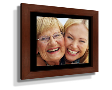 Rectangle Brown Frame Black Border